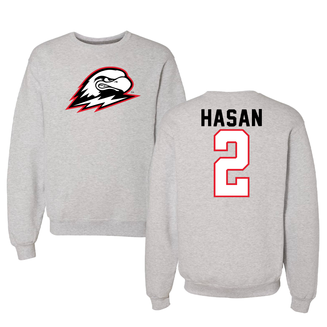 Southern Utah University Basketball Gray Crewneck - #2 Bella Hasan