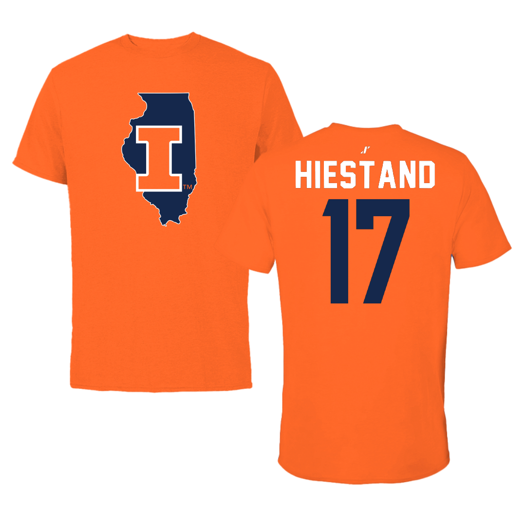 University of Illinois Soccer Orange State Performance Tee - #17 Sarah Hiestand