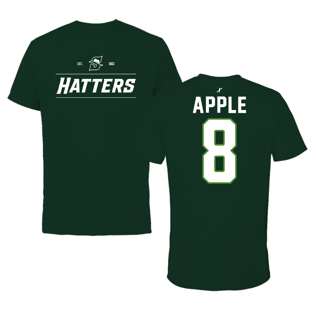 Stetson University Baseball Forest Green General Tee - #8 Foster Apple