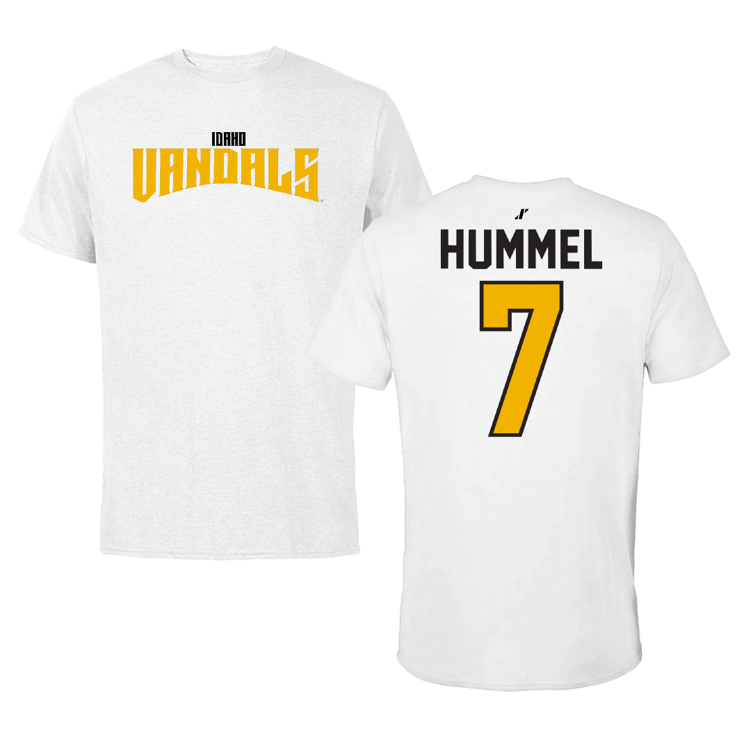 University of Idaho Soccer White Classic Tee - #7 Kylie Hummel