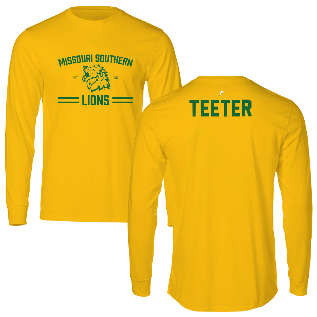 Missouri Southern State University Golf Gold General Long Sleeve - Jenna Teeter