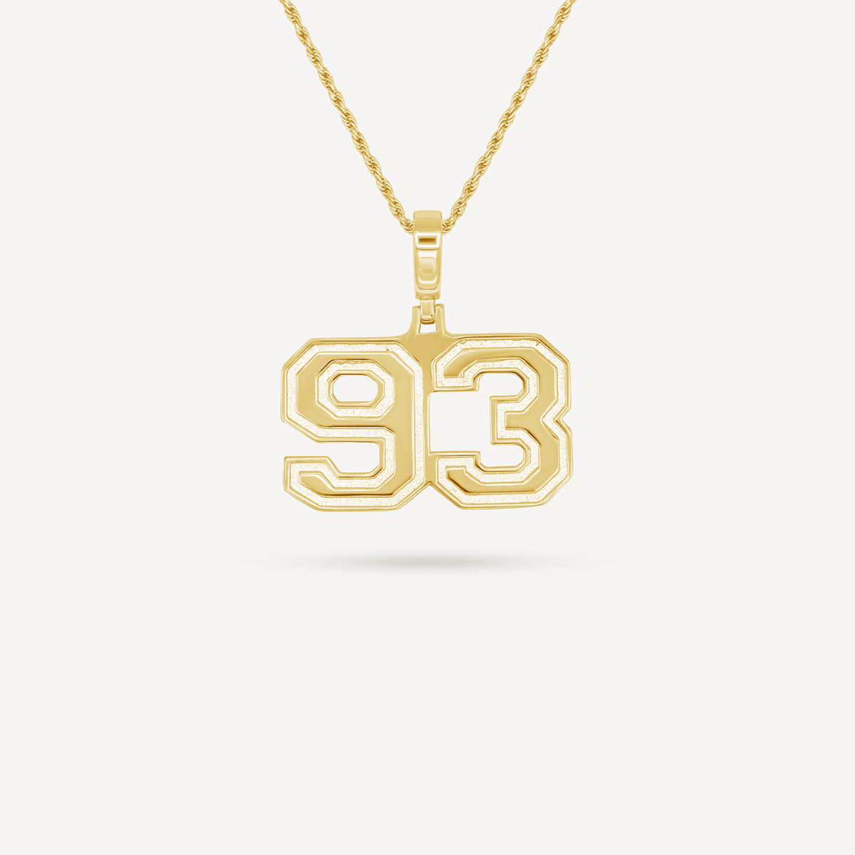 Gold Presidents Pendant and Chain - #93 Wesley Hudson