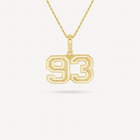 Gold Presidents Pendant and Chain - #93 Wesley Hudson