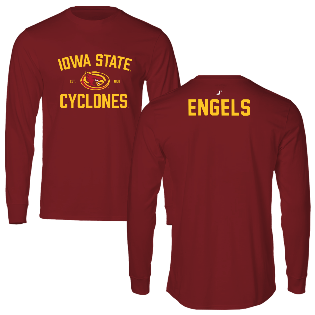Iowa State University Gymnastics Cardinal General Long Sleeve - Morgan Engels