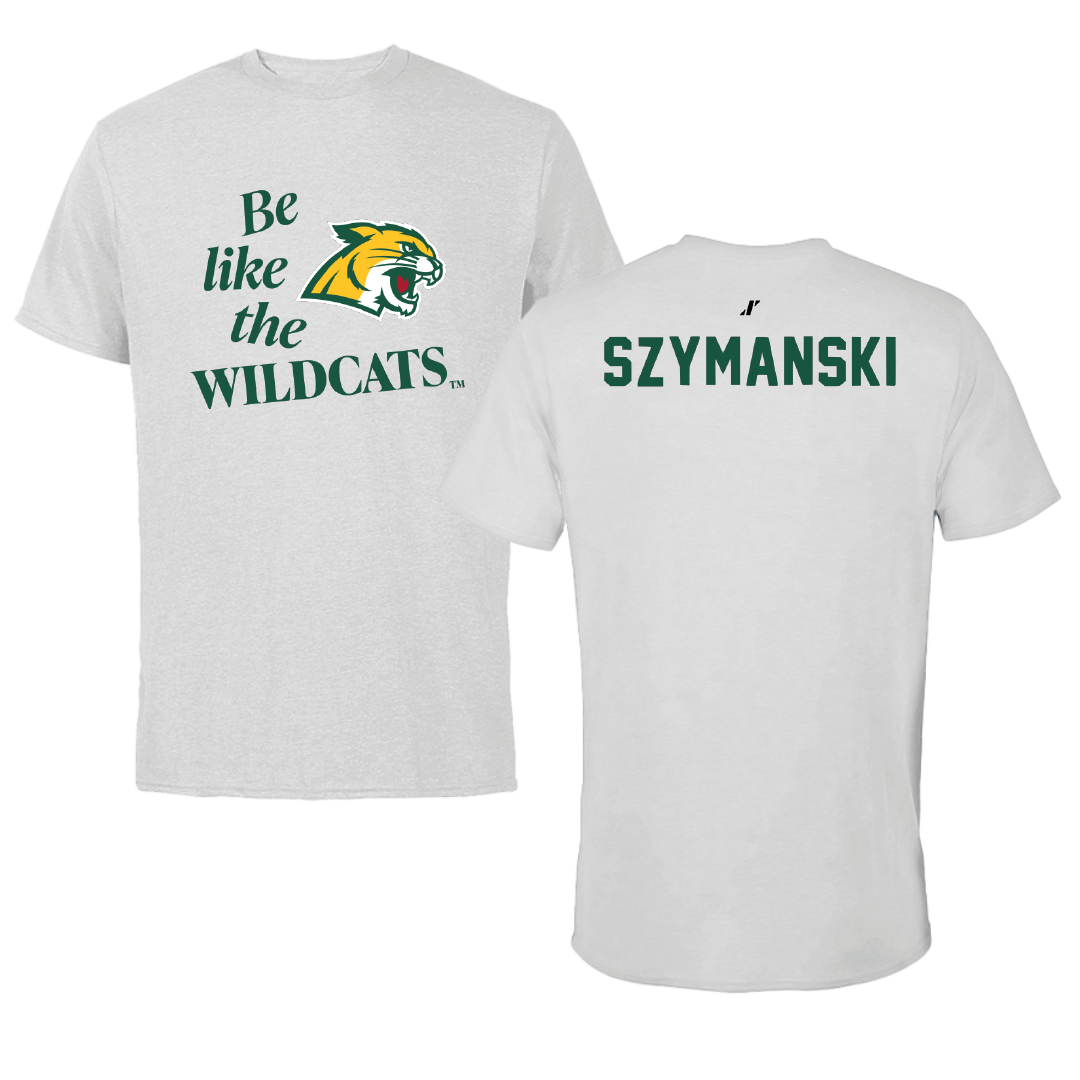 Northern Michigan University TF and XC Light Gray Be Like Us Tee - Madi Szymanski