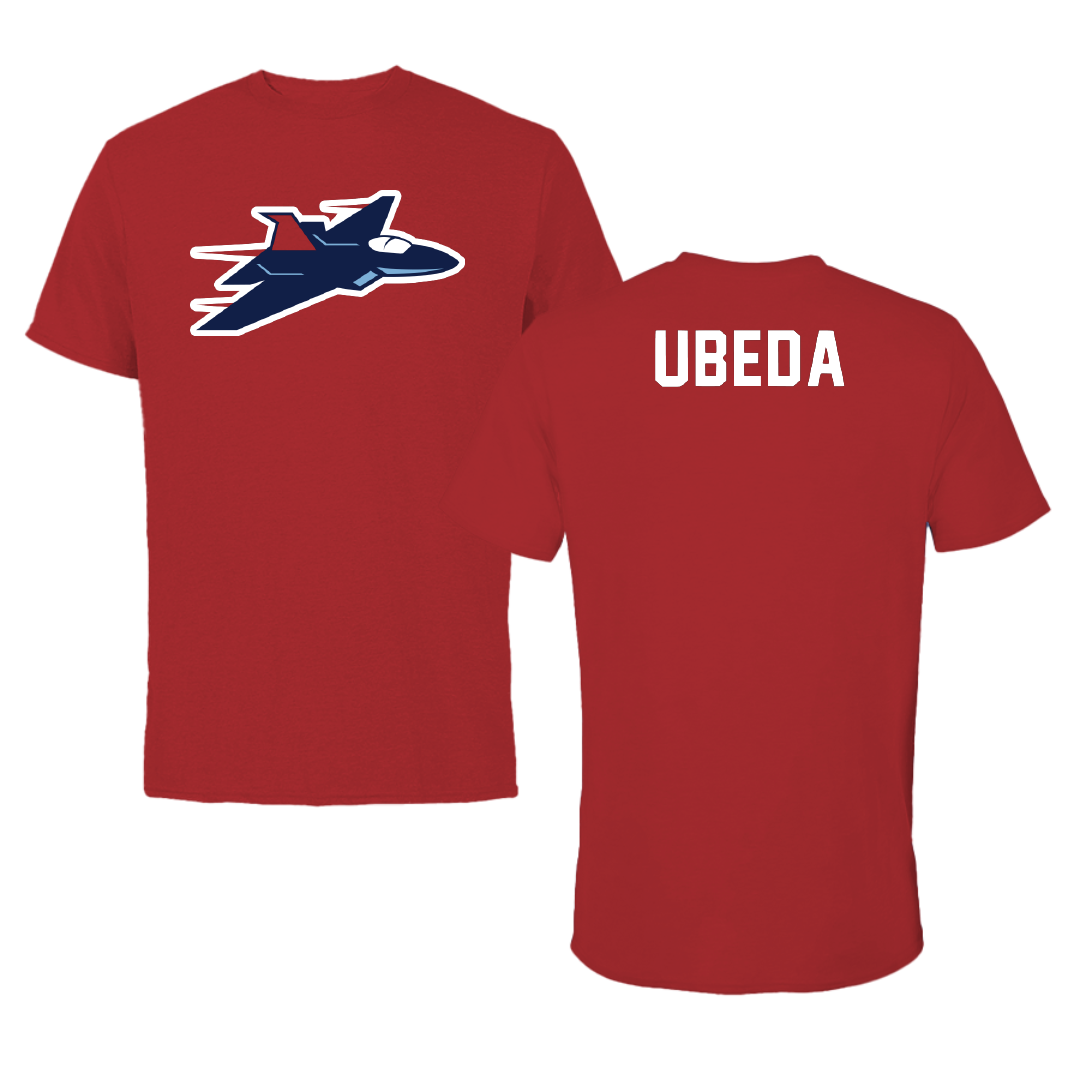 Newman University Tennis Canvas Red Tee - Francisco Ubeda