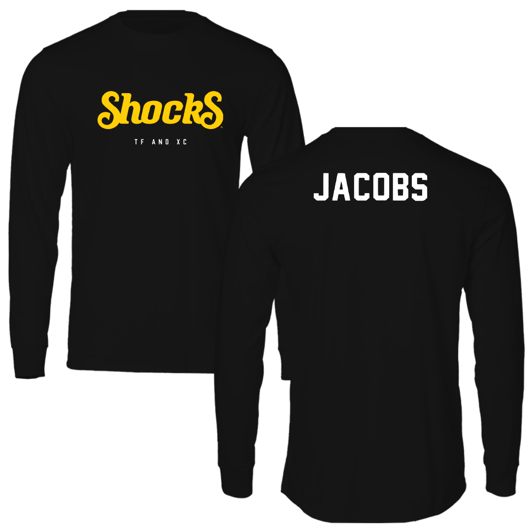 Wichita State University TF and XC Black Long Sleeve - Ali Jacobs