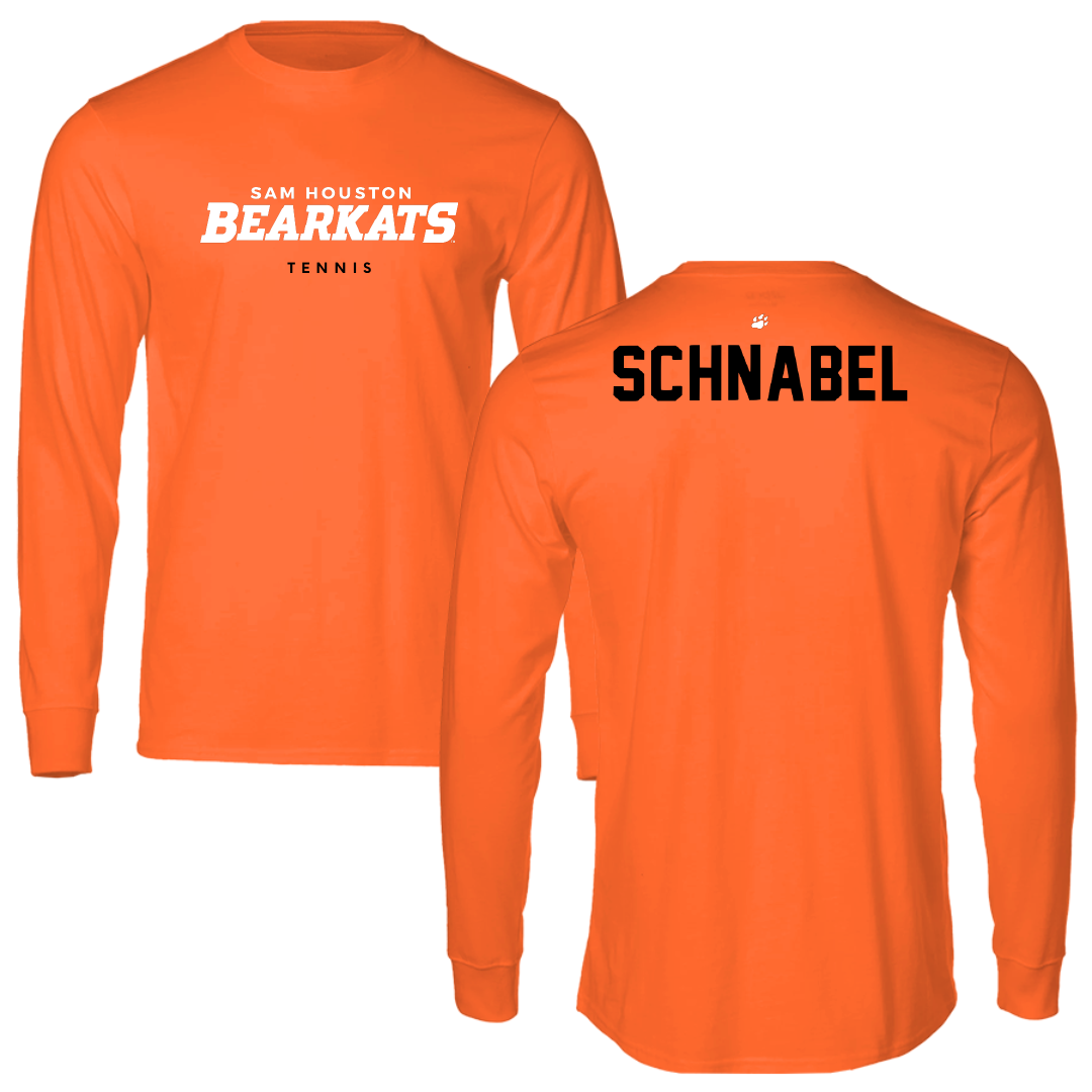 Sam Houston State University Tennis Orange Long Sleeve - Jacqueline Schnabel