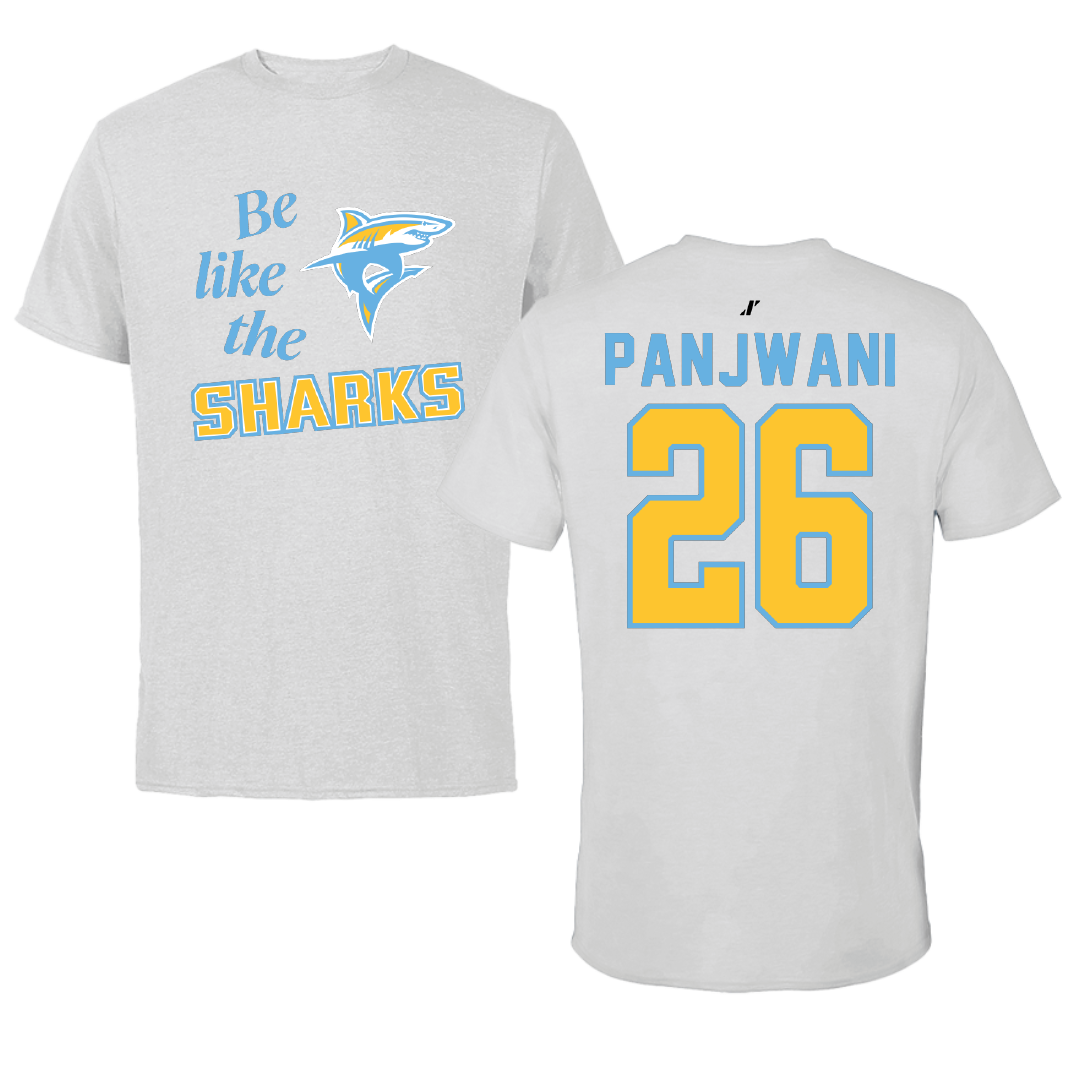 Long Island University Baseball Light Gray Be Like Us Tee - #26 Evan Panjwani
