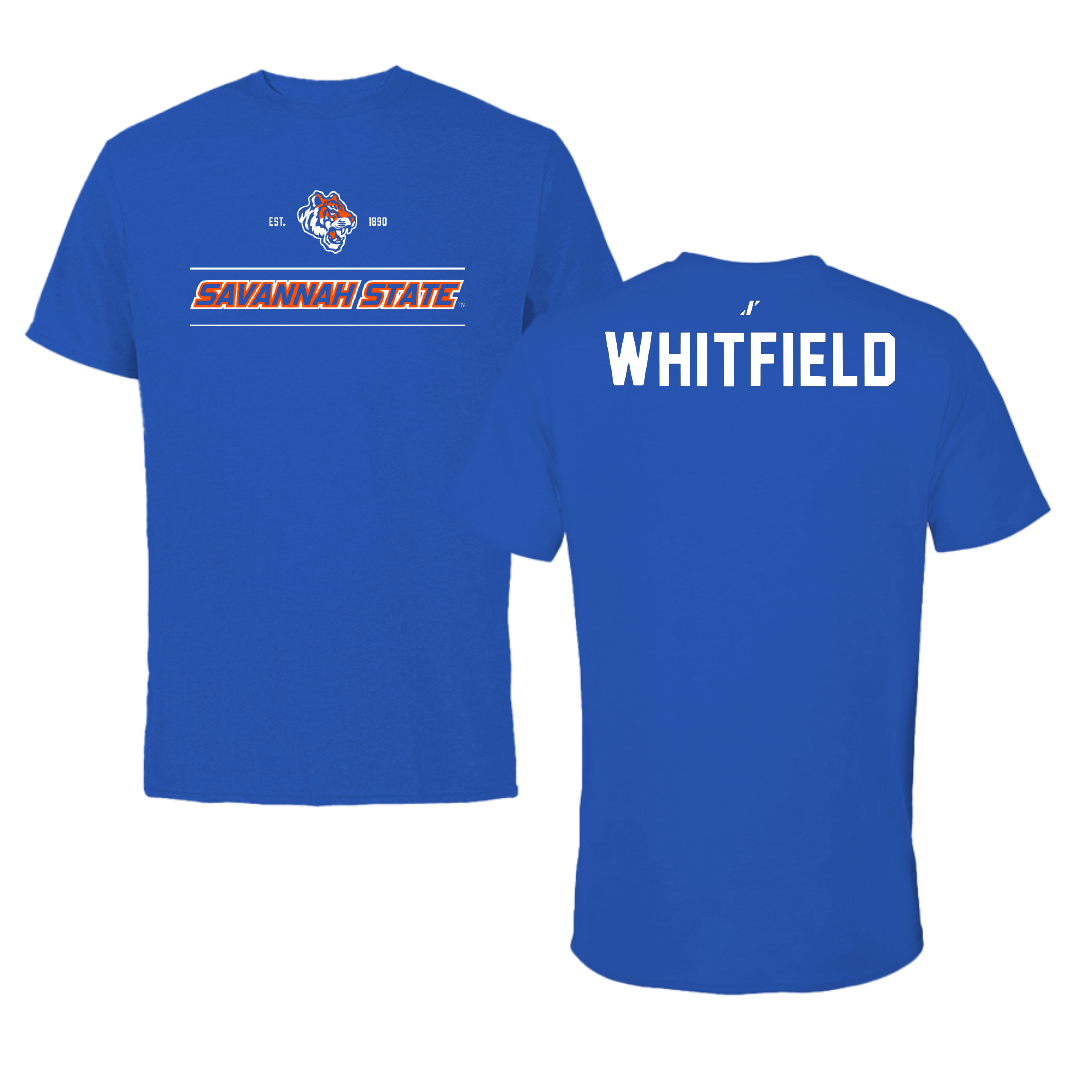 Savannah State University Cheer Blue General Tee - Jordan Whitfield