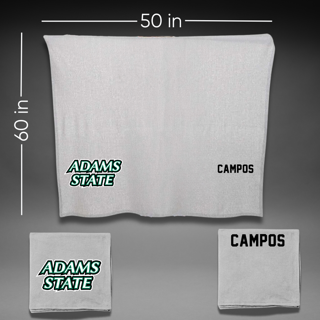 Adams State University TF and XC Gray Blanket - Julian Campos