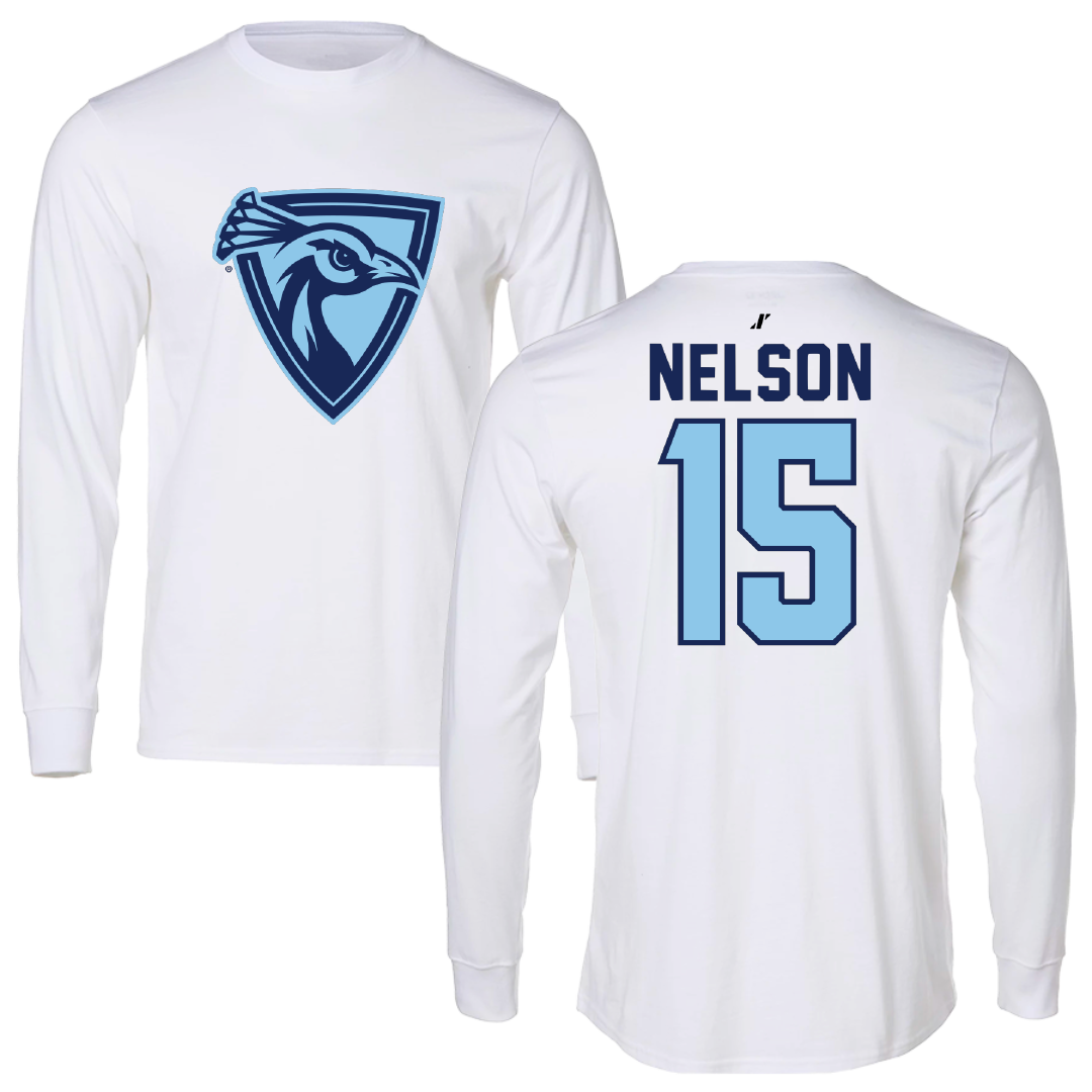 Upper Iowa University Softball White Long Sleeve - #15 Shannon Nelson