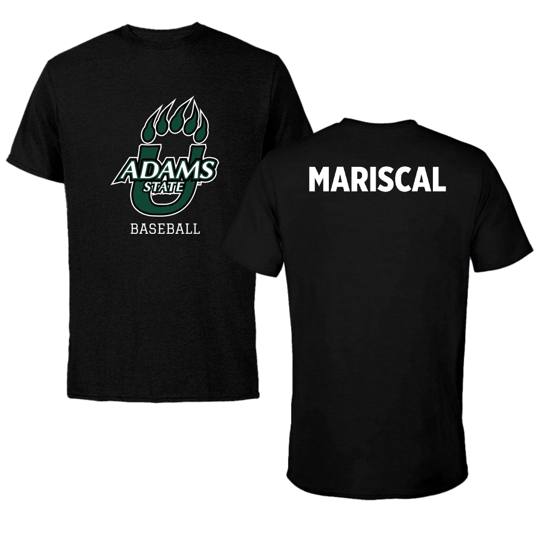 Adams State University Baseball Black State Performance Tee - Luke Mariscal