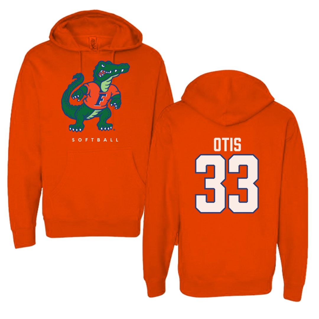 University of Florida Softball Orange Hoodie - #33 Korbe Otis
