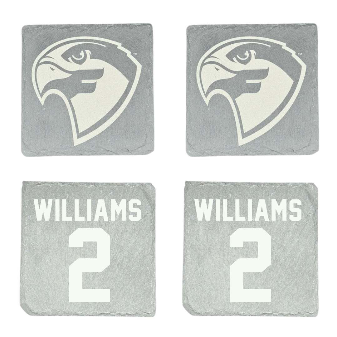 Fairmont State University Basketball Stone Coaster (4 Pack)  - #2 Tommy Williams
