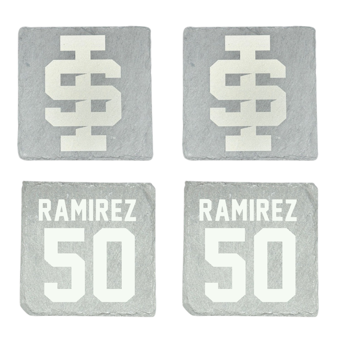 Idaho State University Football Stone Coaster (4 Pack)  - #50 Alex Ramirez