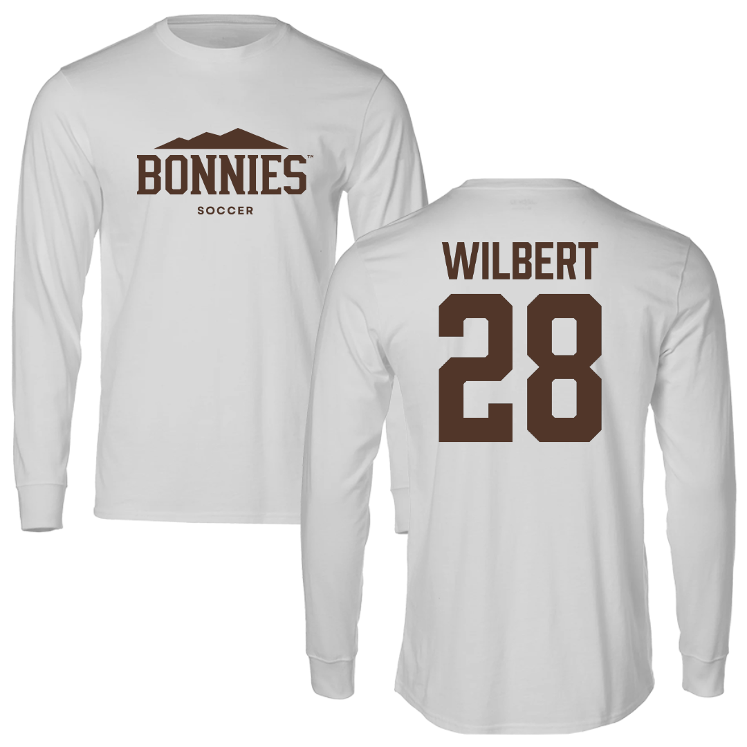 St. Bonaventure University Soccer Light Gray Long Sleeve - #28 Andrew Wilbert