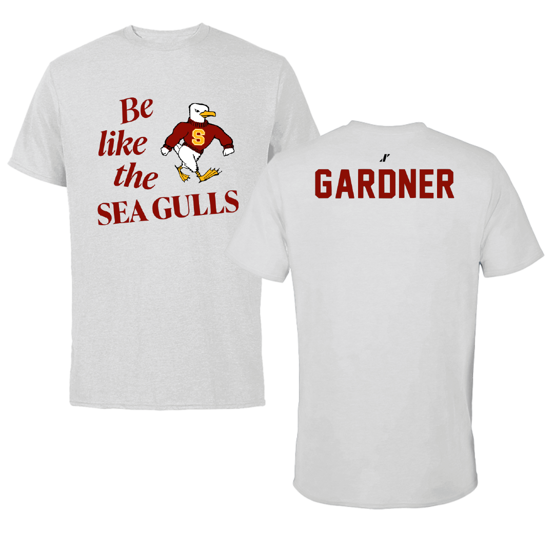 Salisbury University Swimming & Diving Light Gray Be Like Us Performance Tee - David Gardner