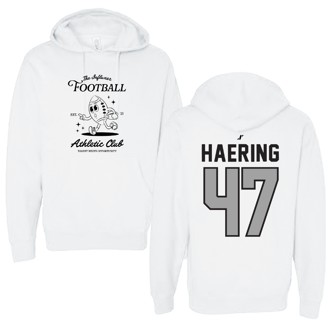 Football White Influxer Athletic Club Hoodie - #47 Mark Haering