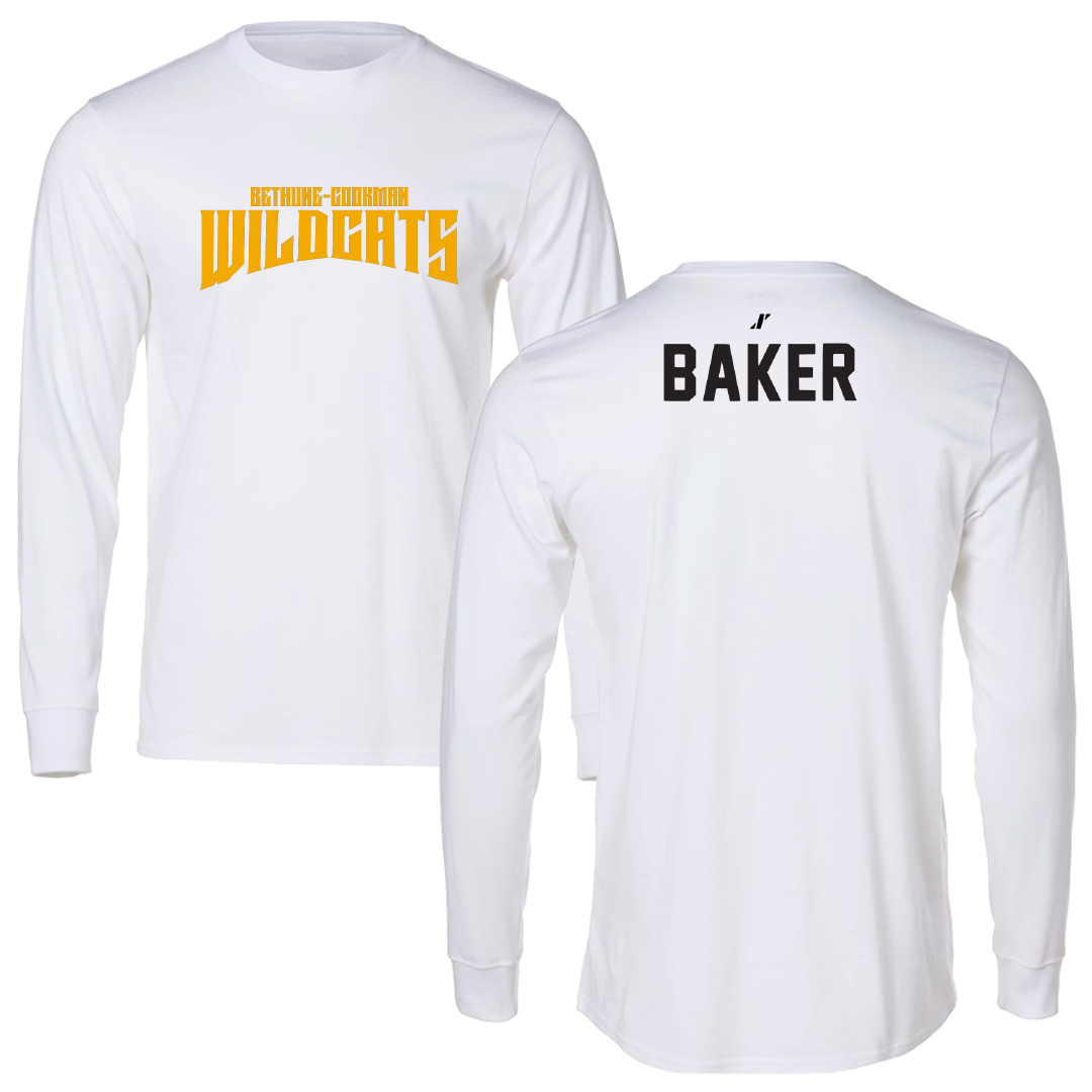 Bethune-Cookman University Cheer White Classic Performance Long Sleeve - Tatum Baker