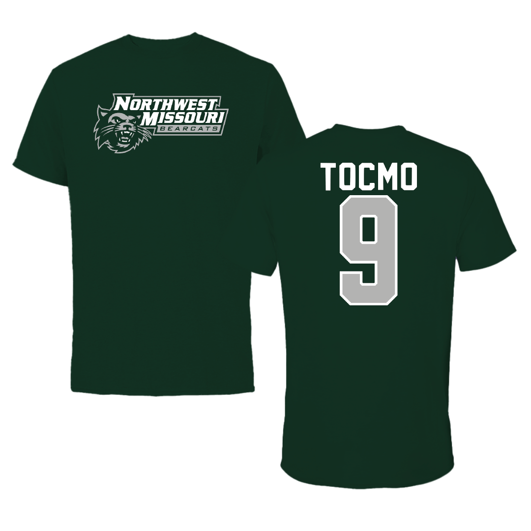 Northwest Missouri State University Baseball Forest Green Performance Tee - #9 Evan Tocmo