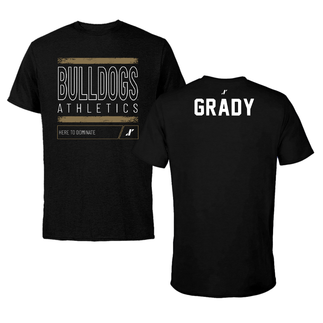 Bryant University Rowing Black Dominate Tee - Jordan Grady