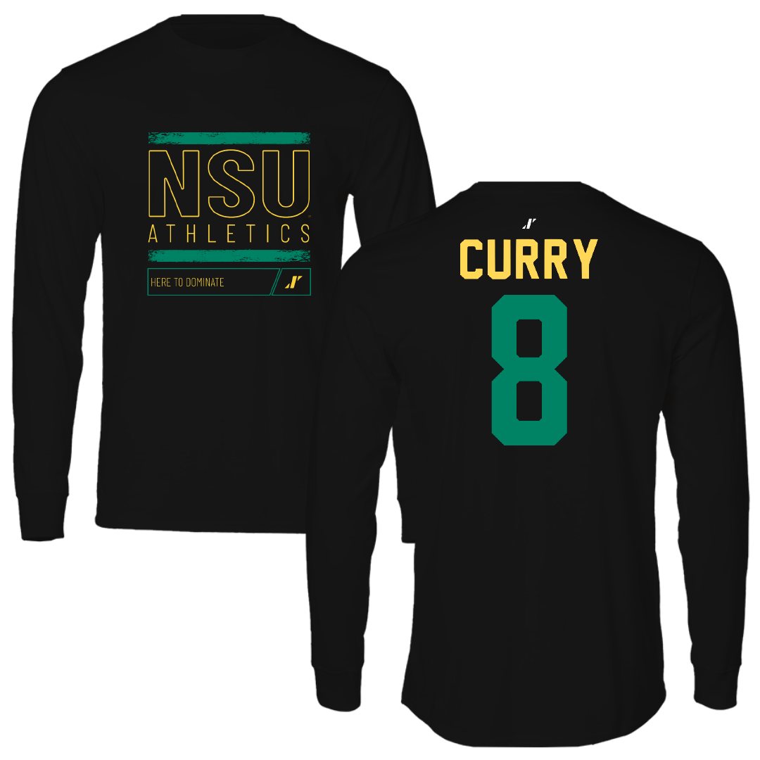 Norfolk State University Baseball Black Dominate Long Sleeve - #8 Collin Curry
