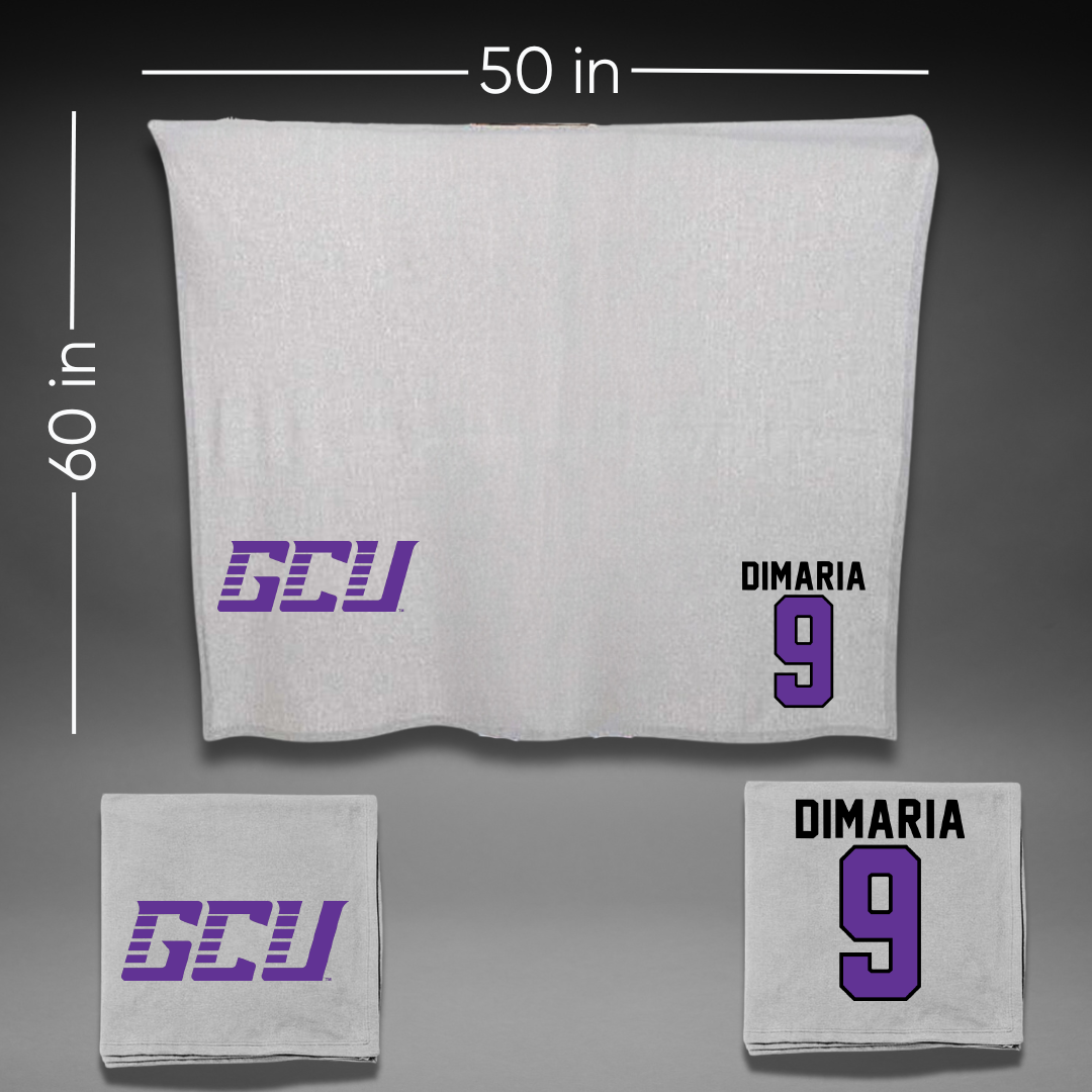 Grand Canyon University Rugby Gray Blanket - #9 Ian DiMaria