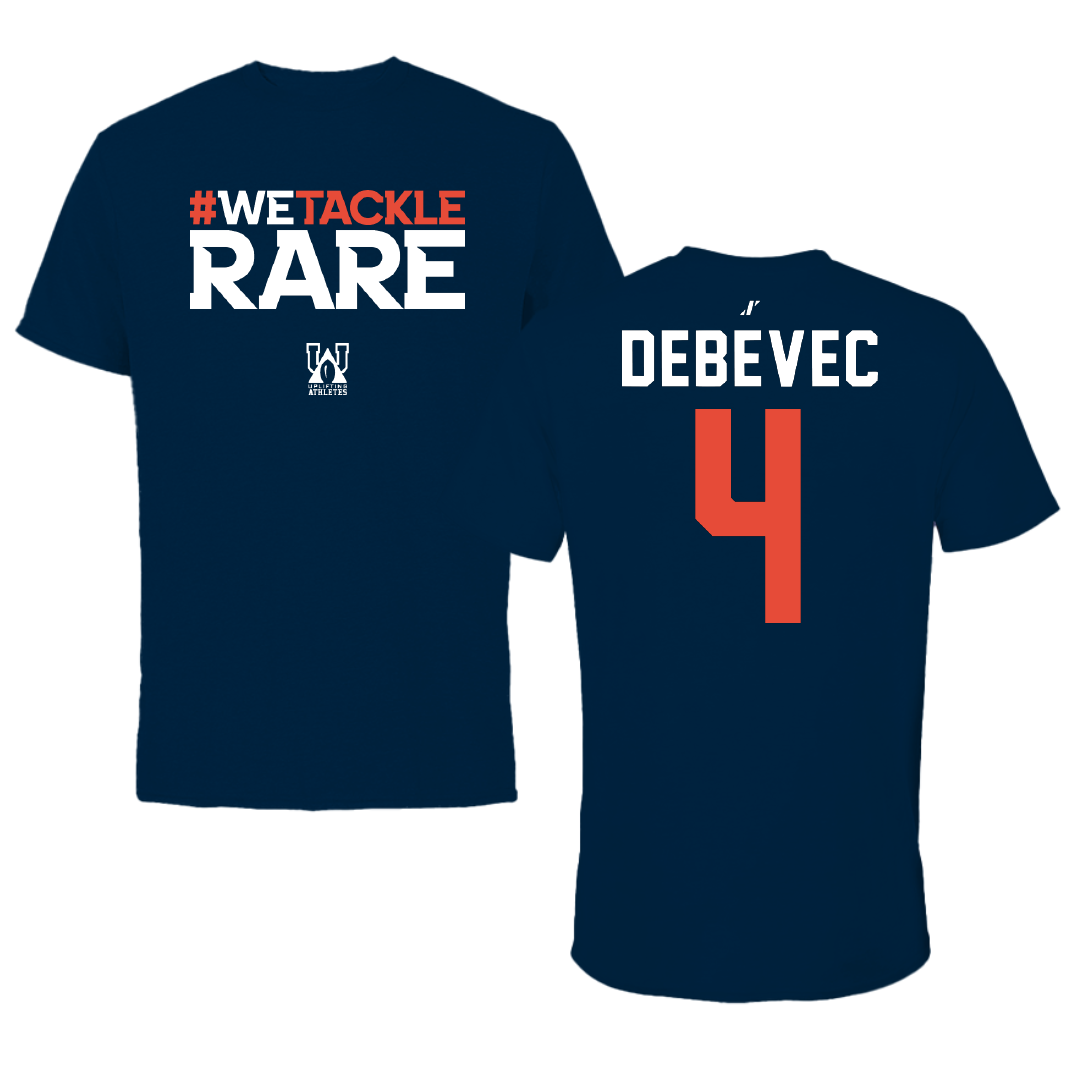 University of Illinois Softball Navy Uplifting Athletes Tee - #4 Gabby Debevec