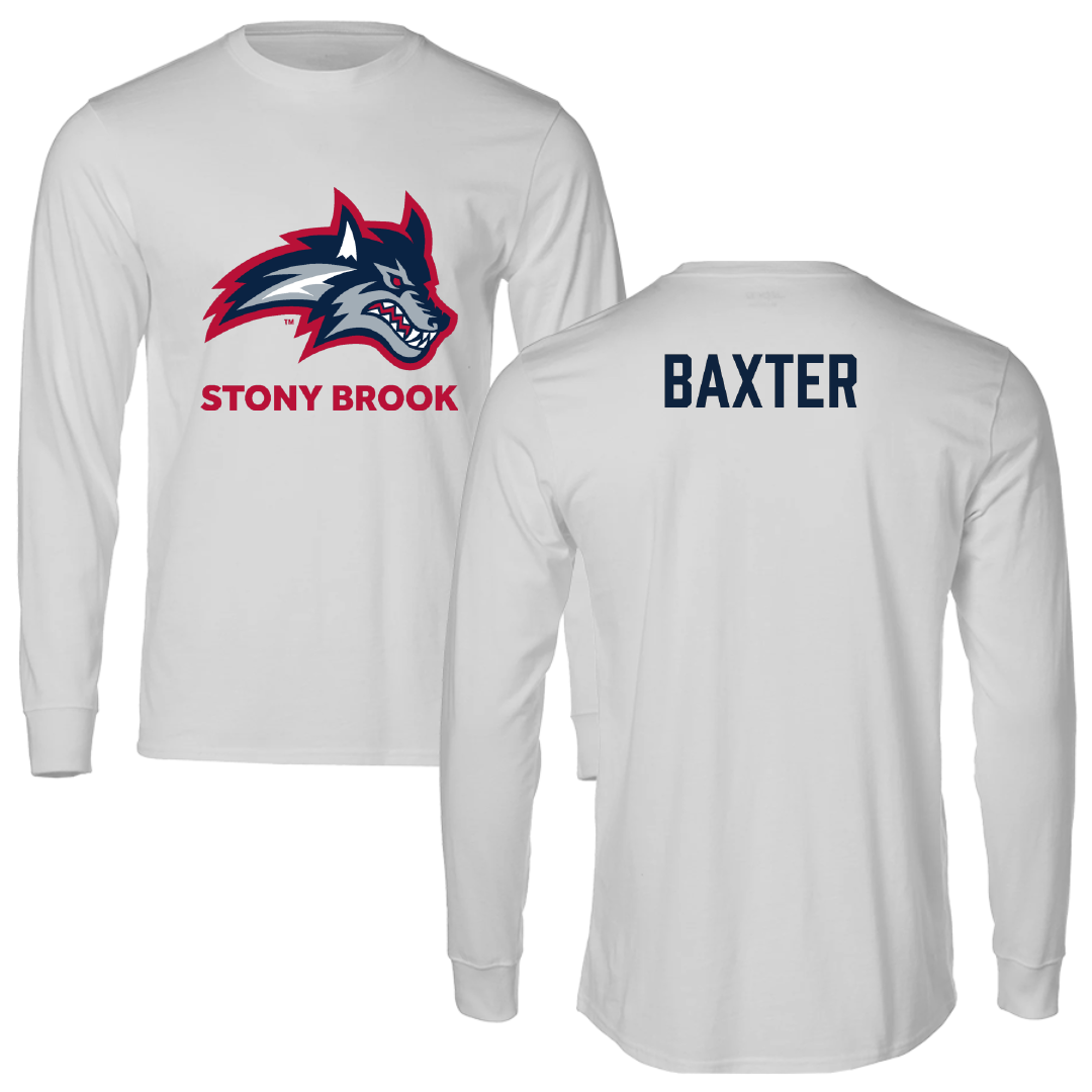 Stony Brook University Swimming & Diving Light Gray Performance Long Sleeve - Sara Baxter