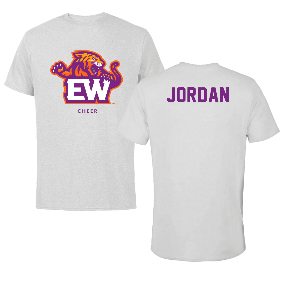 Edward Waters University Cheer Light Gray Tee - Cambria Jordan
