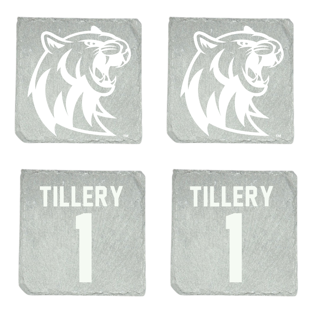 Rogers State University Basketball Stone Coaster (4 Pack)  - #1 Bryce Tillery