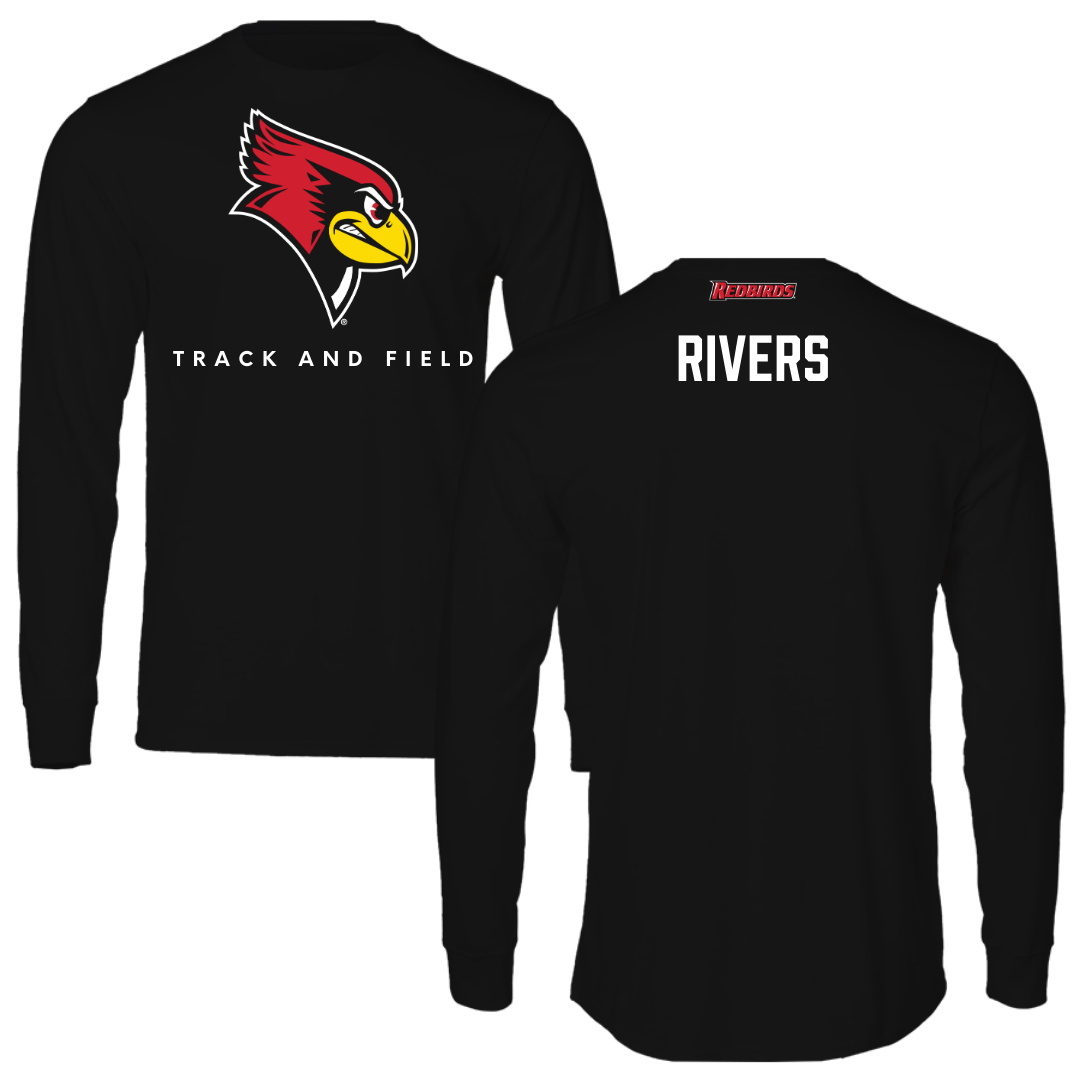 Illinois State University Track and Field Black Mascot Performance Long Sleeve - Macee Rivers