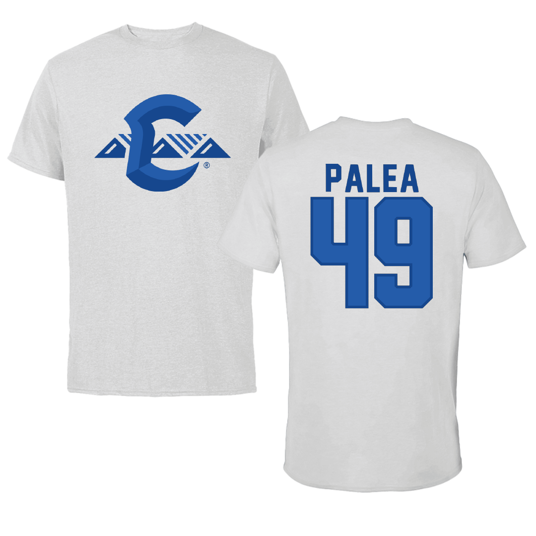 Chaminade University Baseball Light Gray Performance Tee - #49 Zion Palea