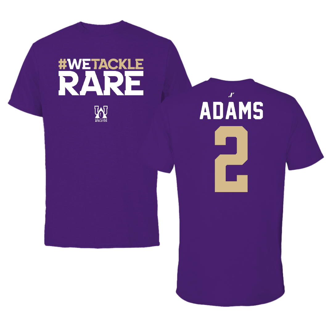 Western Carolina University Football Purple Uplifting Athletes Tee - #2 Branson Adams