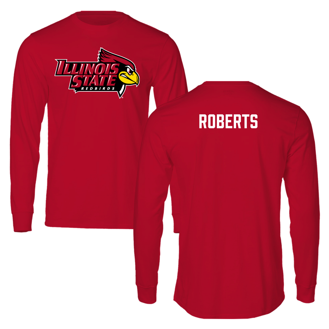 Illinois State University Track and Field Red Redbird Performance Long Sleeve - Windsor Roberts