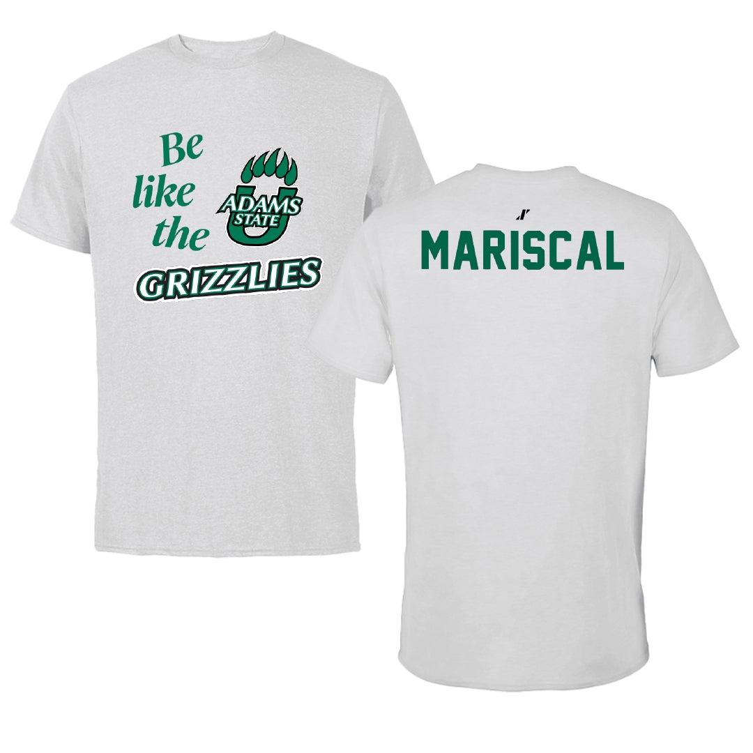 Adams State University Baseball Light Gray Be Like Us Performance Tee - Luke Mariscal