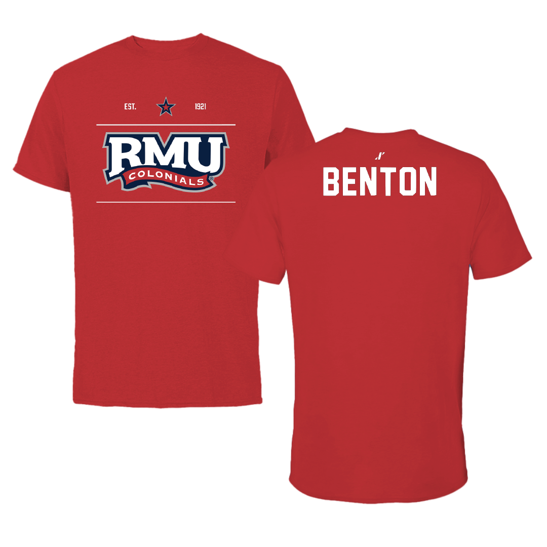 Robert Morris University TF and XC Red General Tee - Ny'Asia Benton