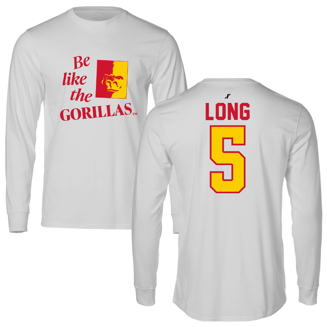 Pittsburg State University Baseball Light Gray Be Like Us Long Sleeve - #5 Cason Long