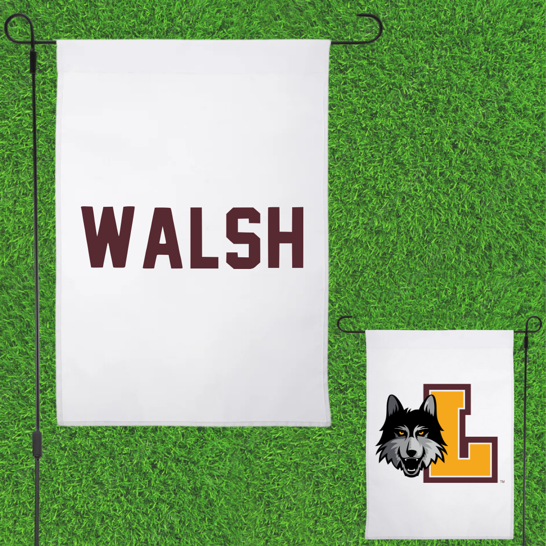 Loyola University-Chicago Golf White Garden Flag - Ryan Walsh