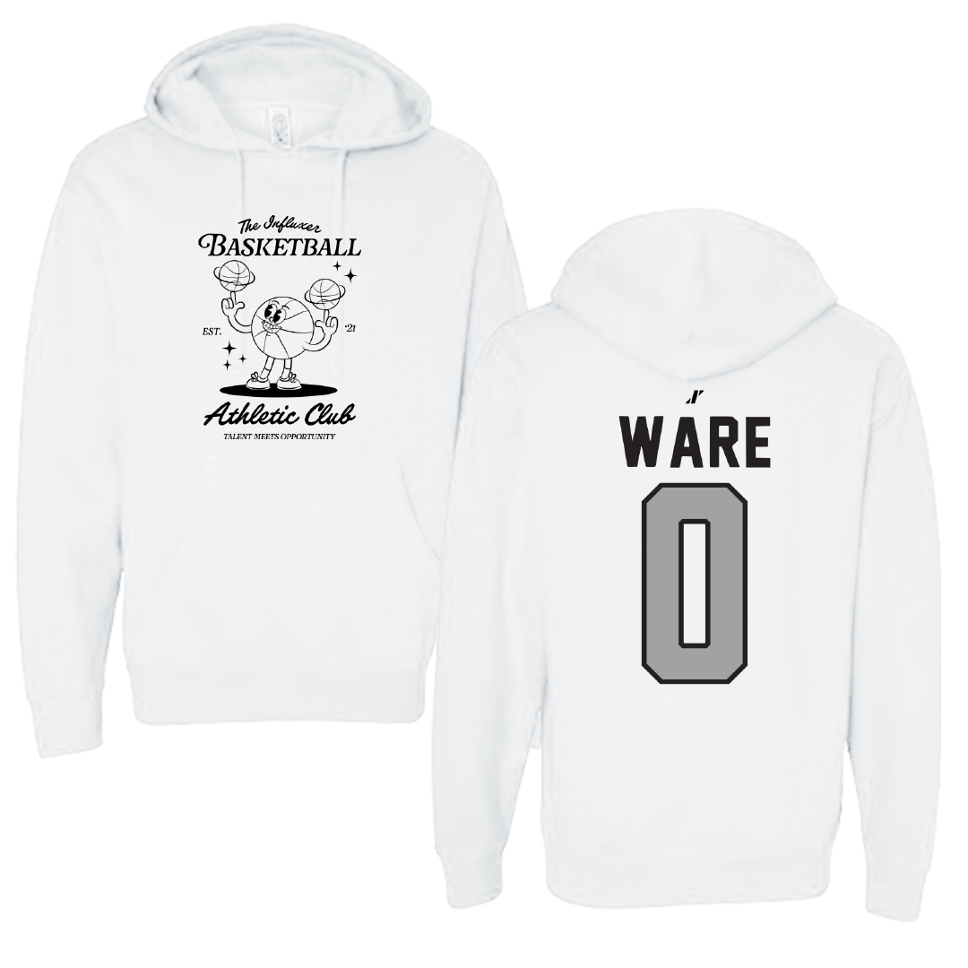 Basketball White Influxer Athletic Club Hoodie - #0 Trejon Ware