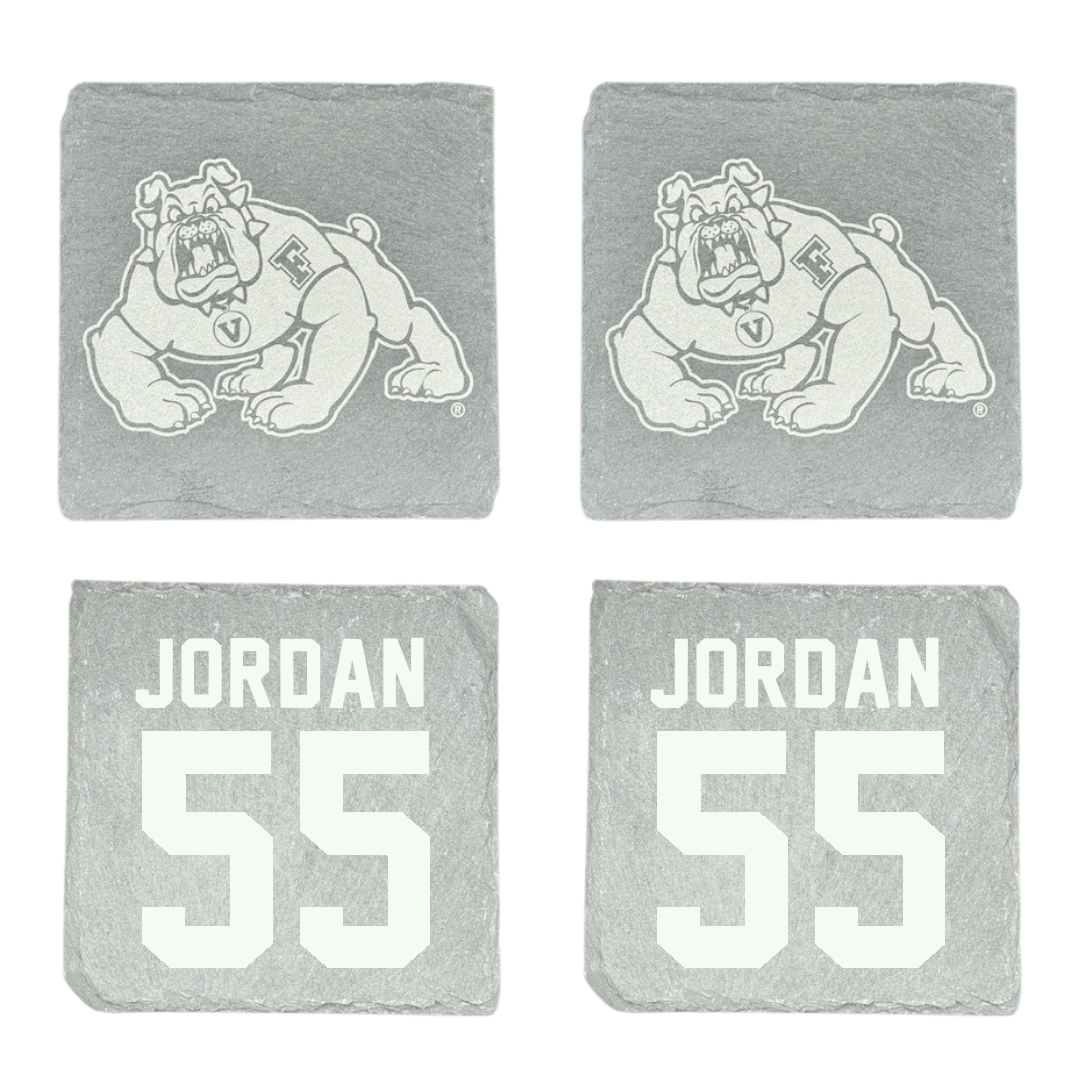 Fresno State University Softball Stone Coaster (4 Pack)  - #55 Faith Jordan