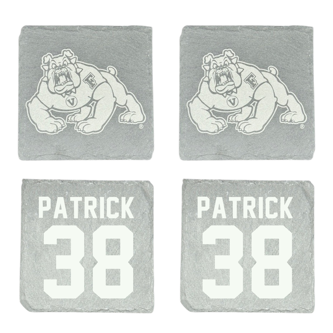Fresno State University Baseball Stone Coaster (4 Pack)  - #38 Tyler Patrick
