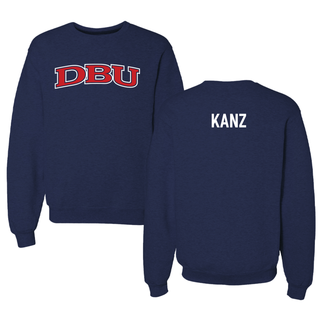 Dallas Baptist University TF and XC Navy DBU Crewneck - Daniel Kanz