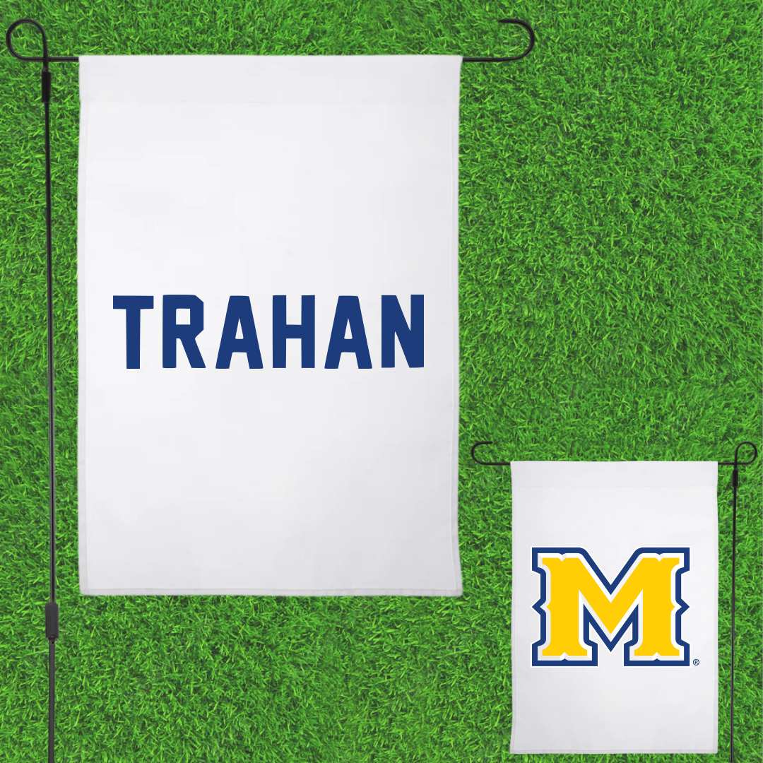 McNeese State University TF and XC White Garden Flag - Bridget Trahan