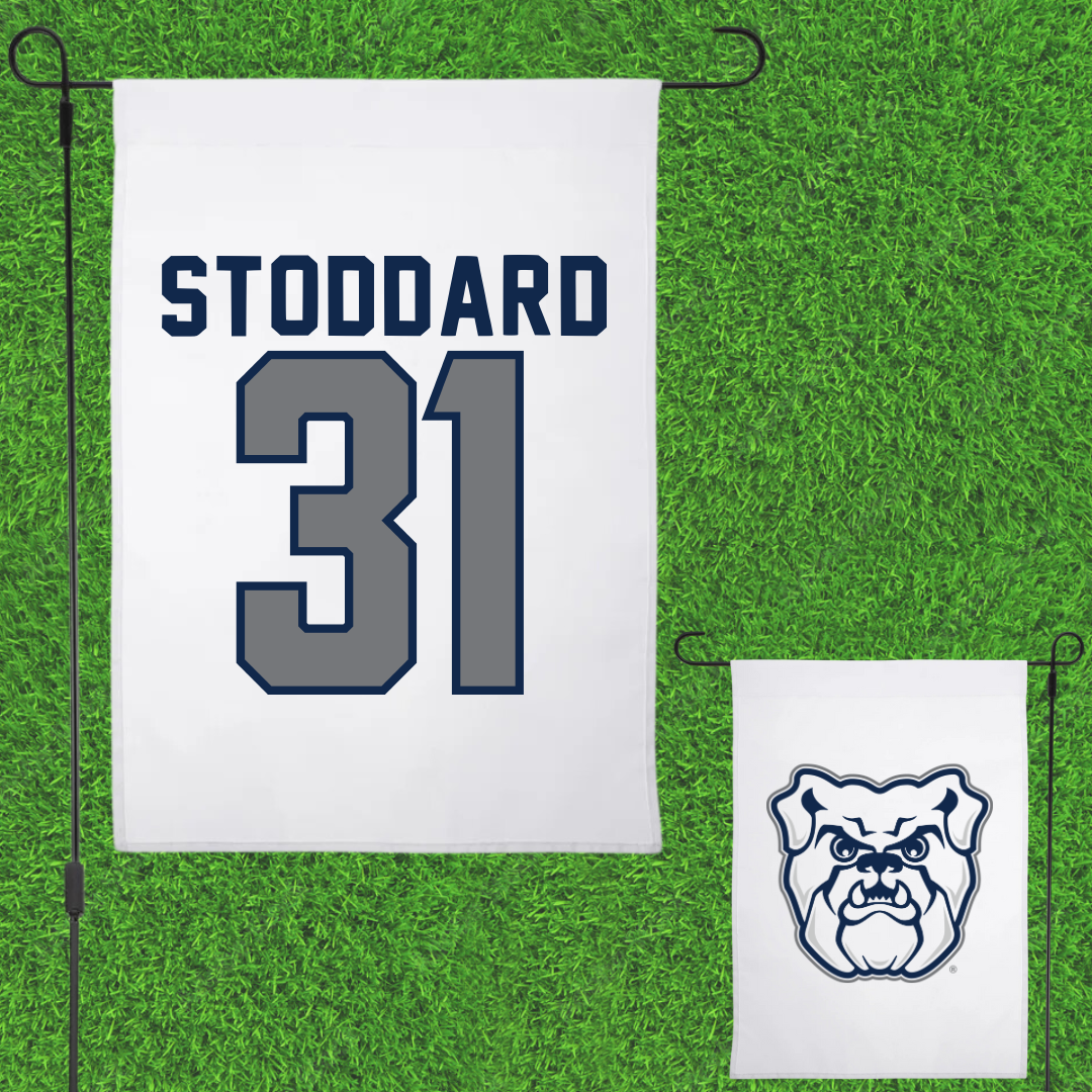 Butler University Basketball White Garden Flag - #31 Lillian Stoddard