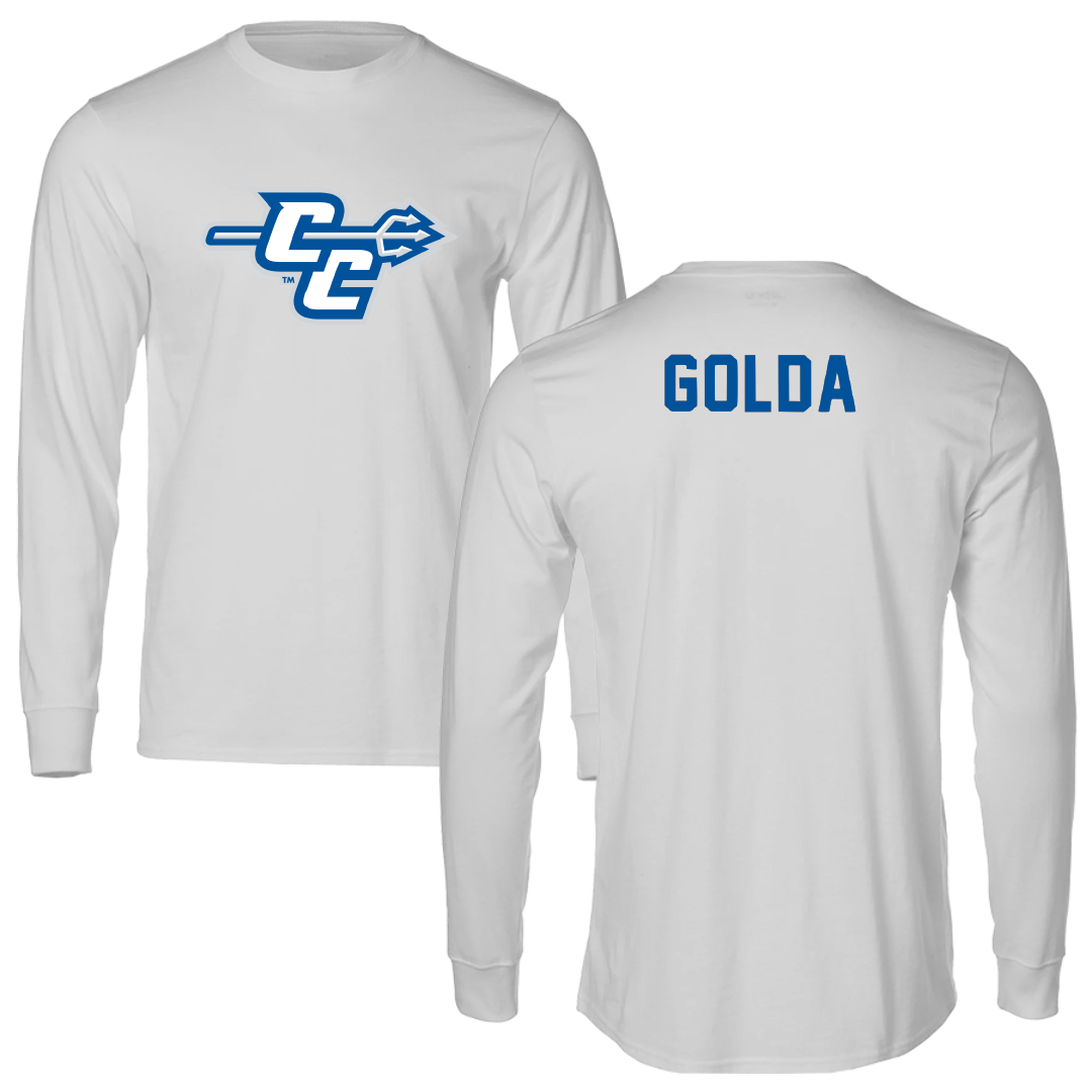 Central Connecticut State University TF and XC Light Gray Long Sleeve - Greyson Golda