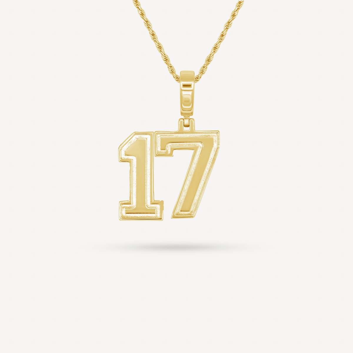 Gold Presidents Pendant and Chain - #17 Alyssa Jones