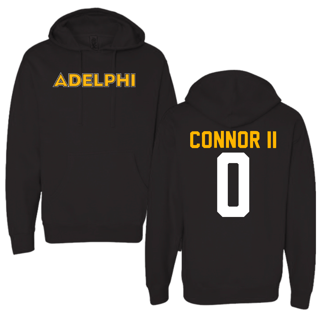 Adelphi University Basketball Black Hoodie - #0 Al-Fatir Connor II