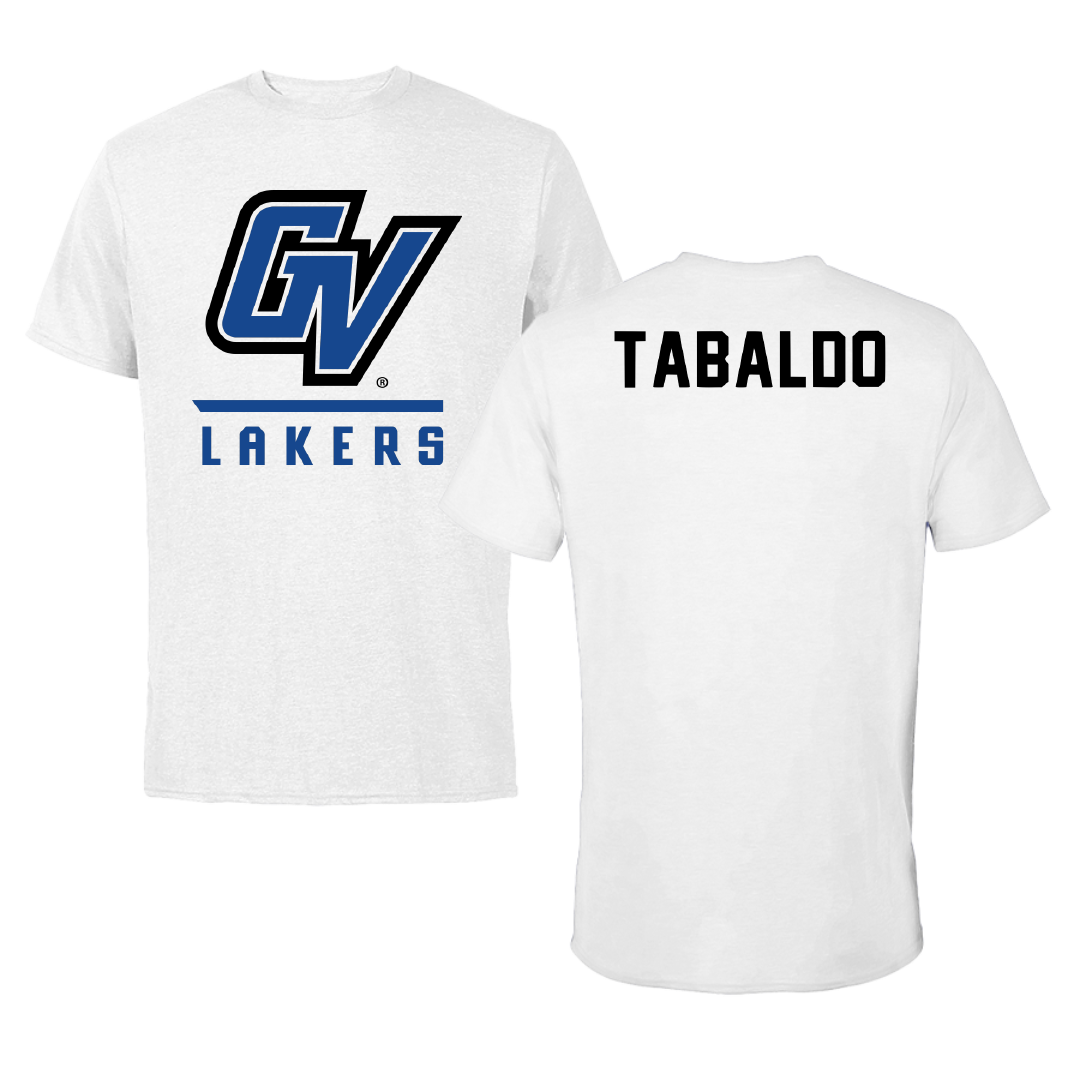 Grand Valley State University Wrestling White Tee - Kiely Tabaldo